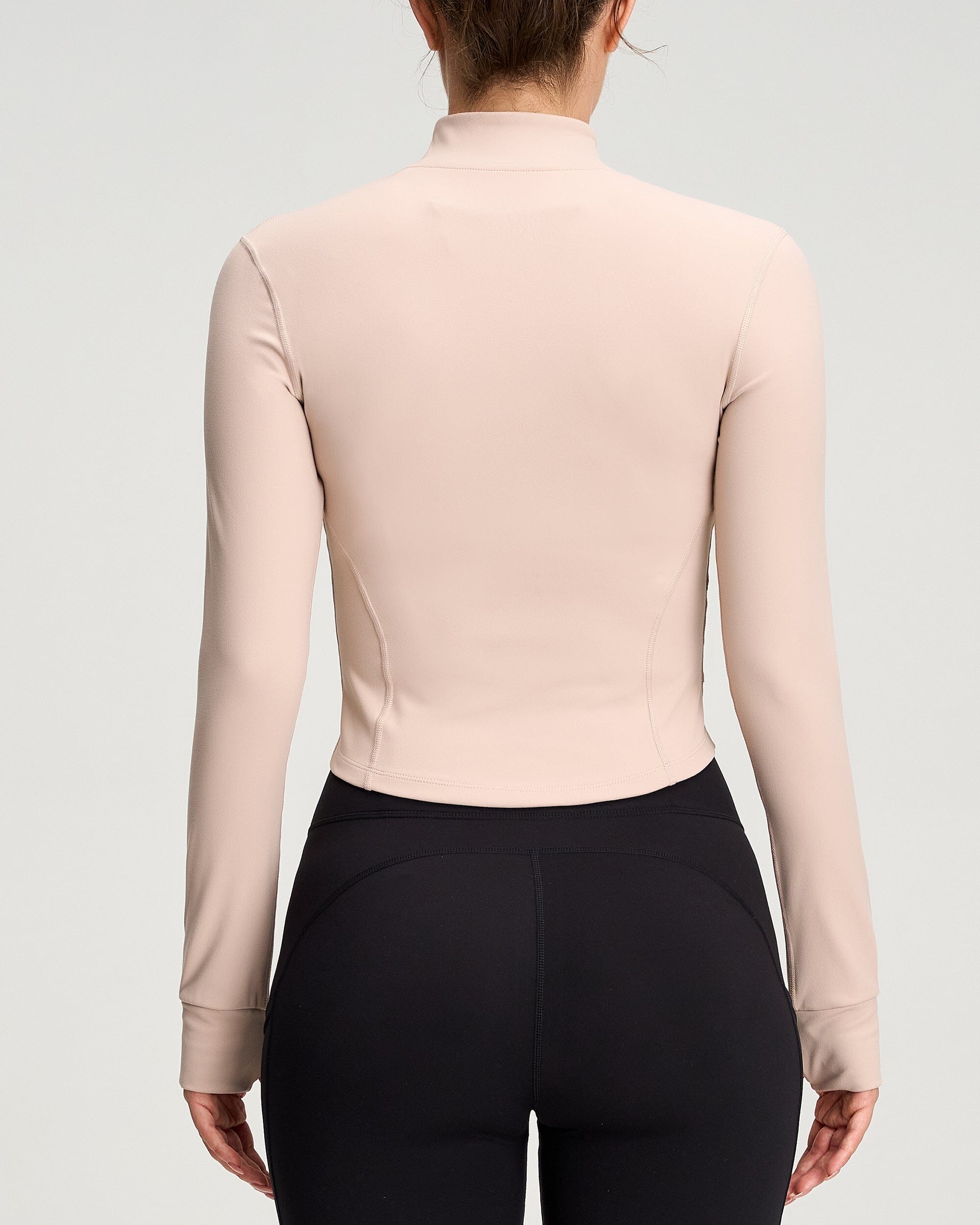 Crop Full Zip Up Jackets 232103