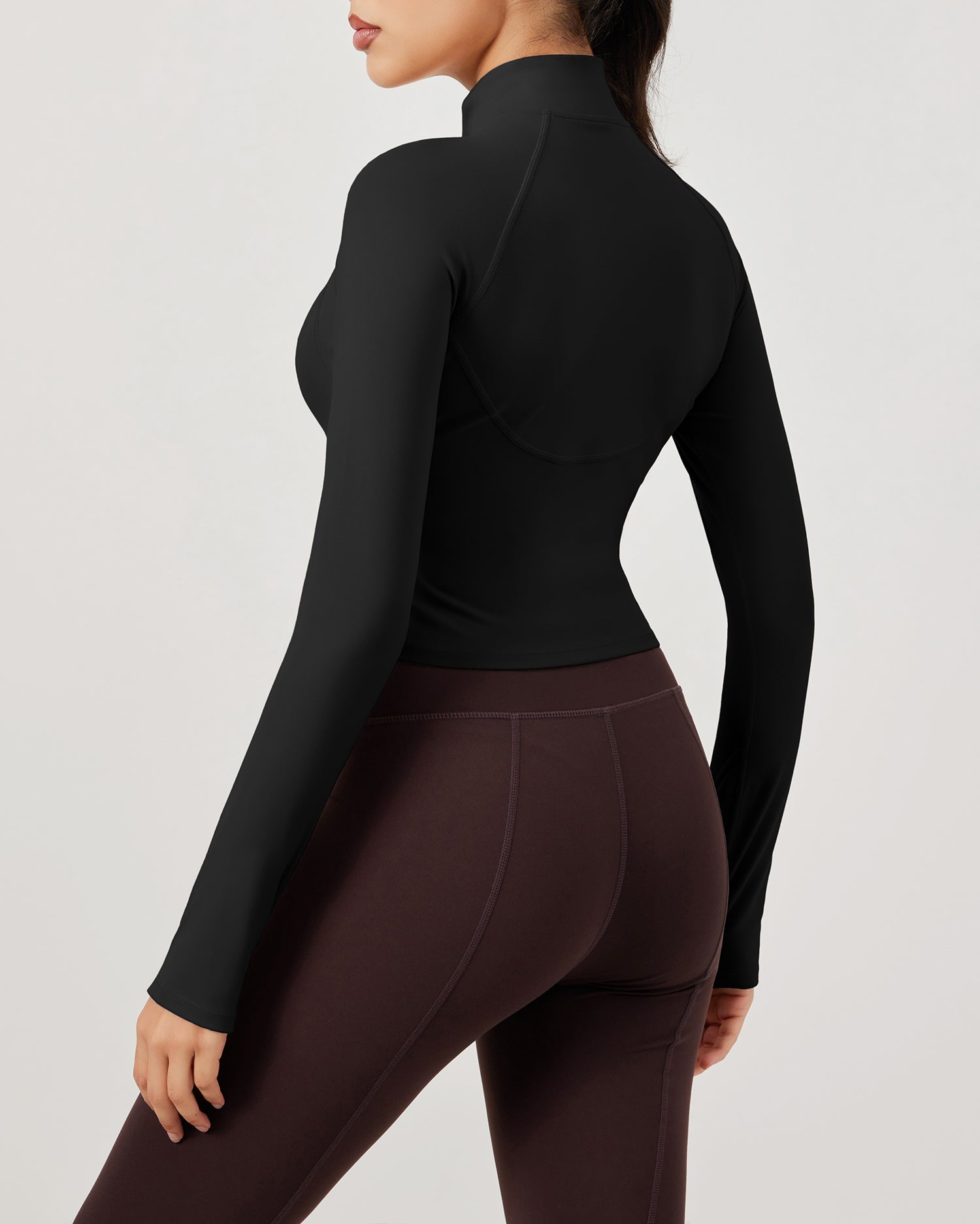 Half Zip Athletic Pullover Top