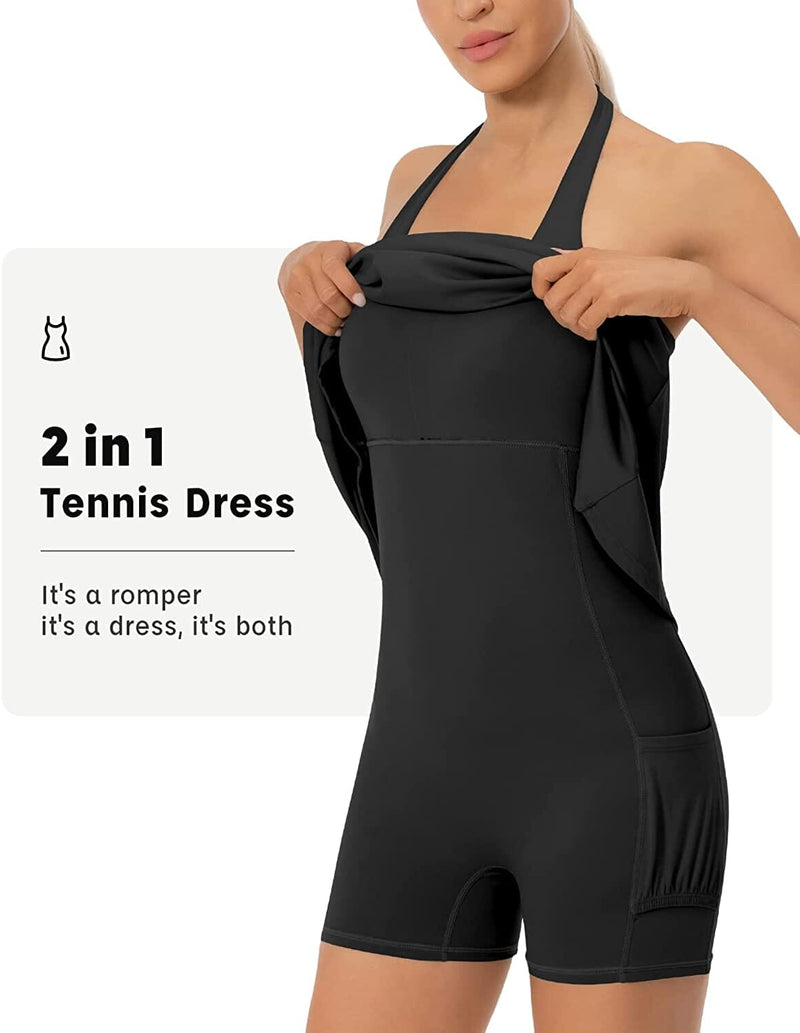 Tennis Dresses with Built in Shorts 220311