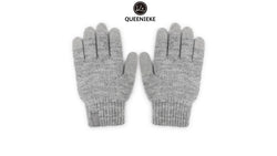 QUEENIEKE ACCESSORIES Gloves -Digits Touchscreen Gloves Light Gray