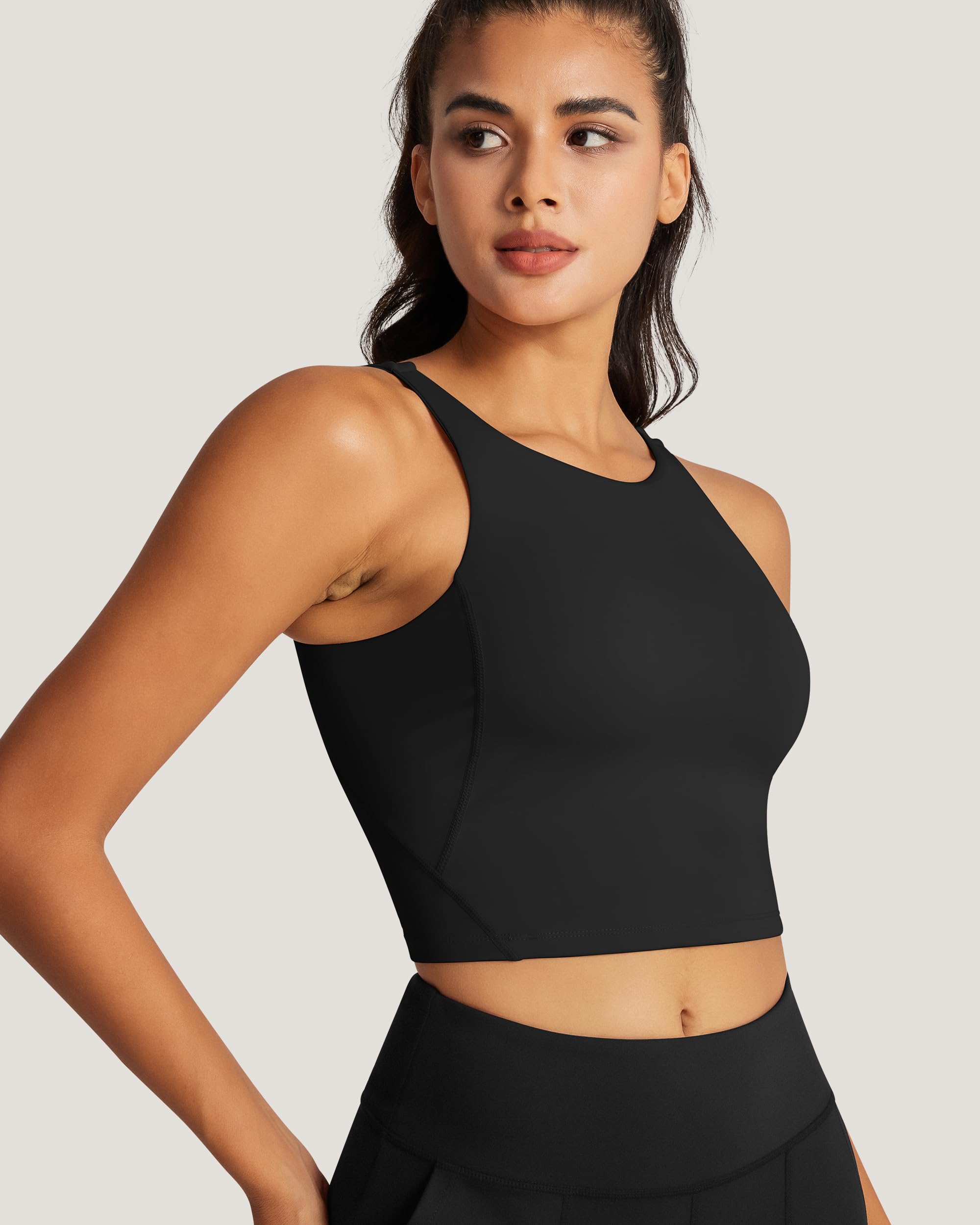 High Neck Sports Bras 220308