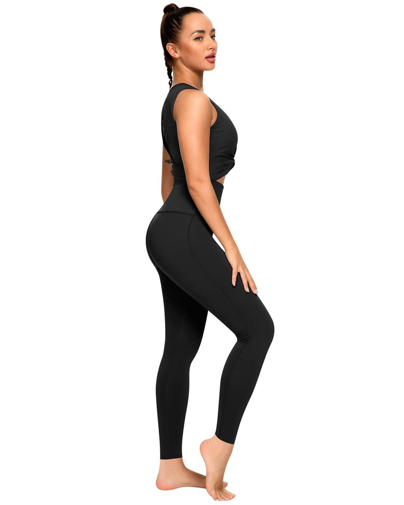 Zyia Active Black White Ombre Leggings High Rise XS