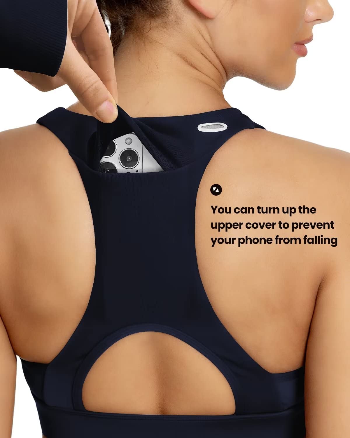 Phone Back Pockets Sport Bra 70927