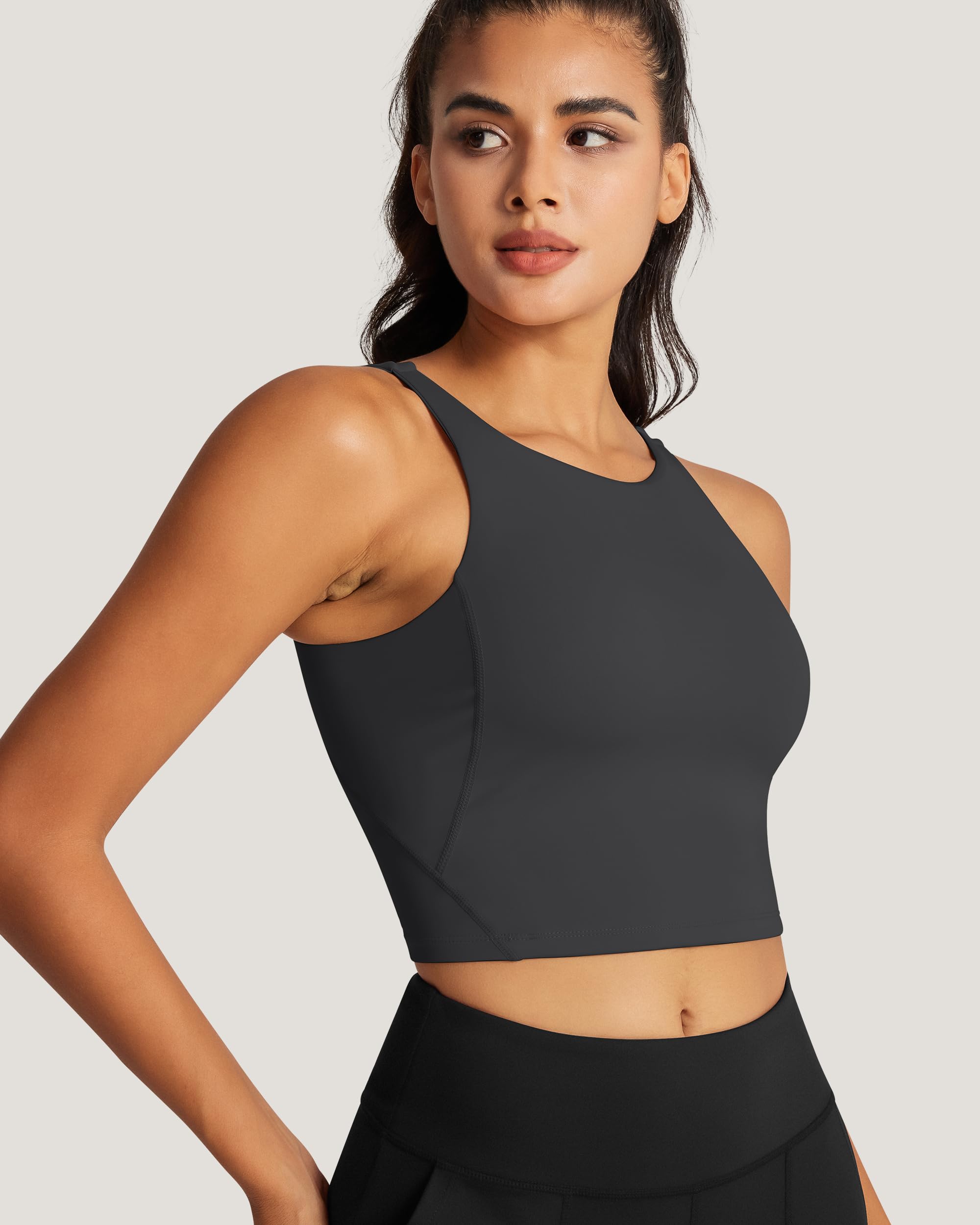 High Neck Sports Bras 220308