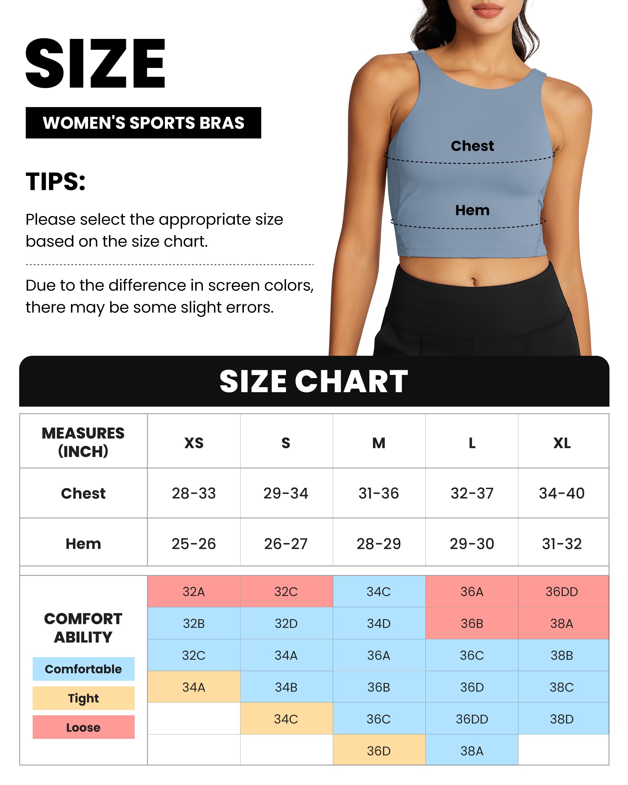 High Neck Sports Bras 220308