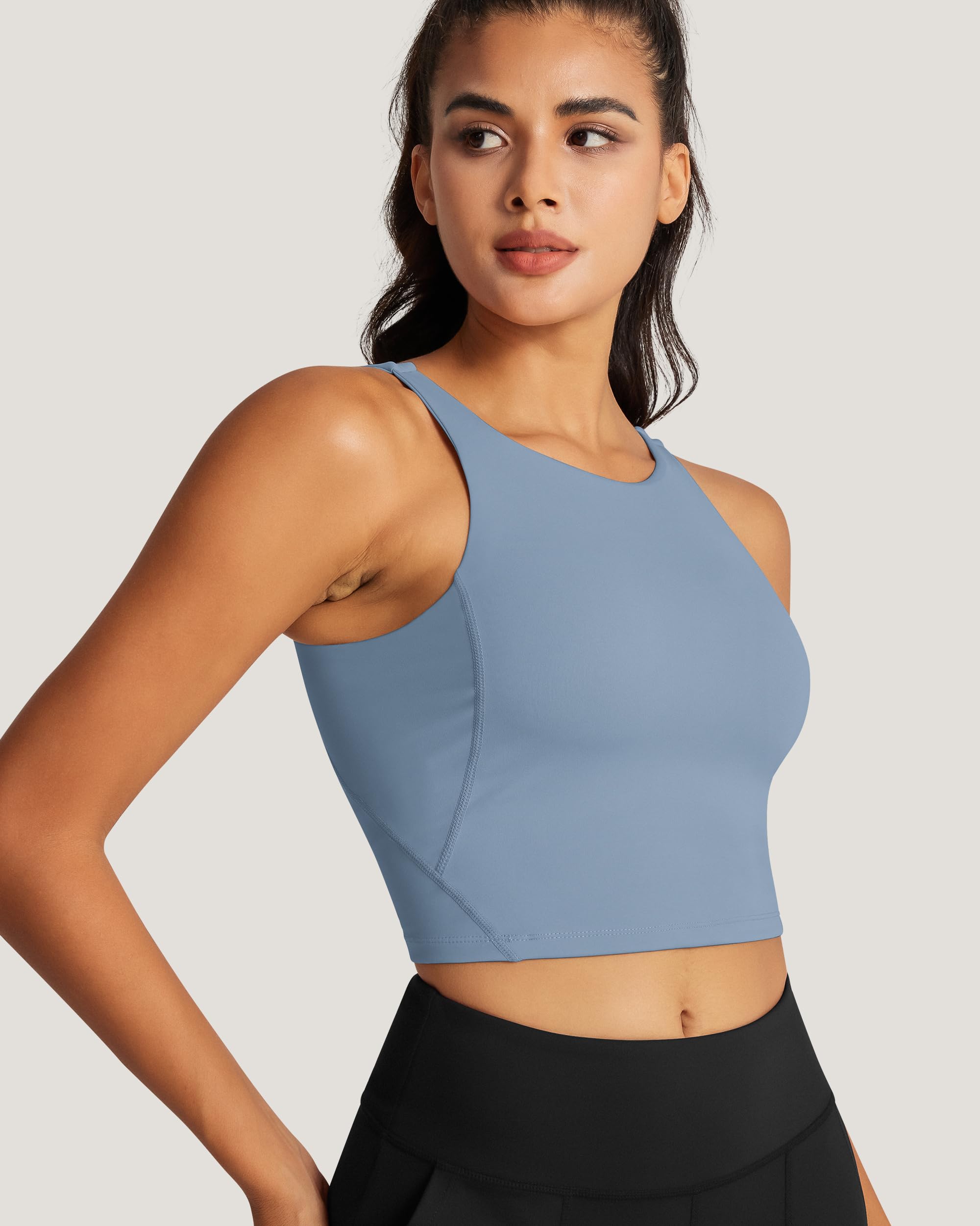 High Neck Sports Bras 220308