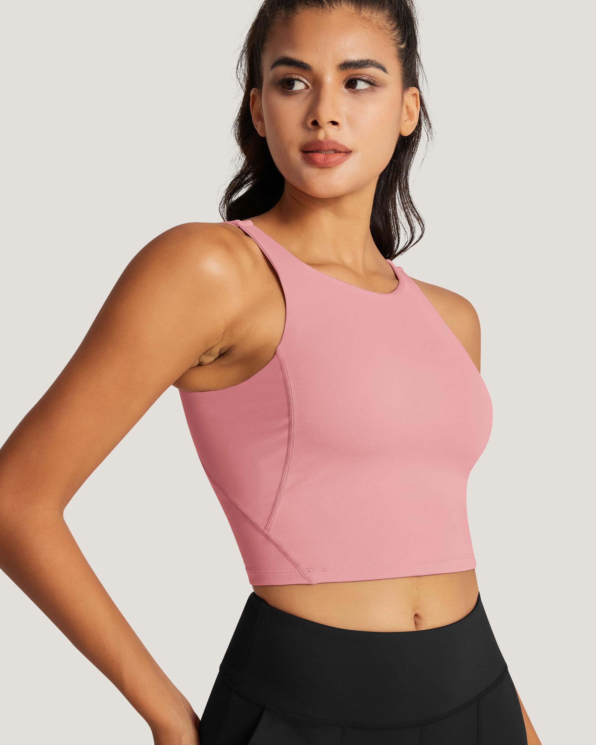High Neck Sports Bras 220308
