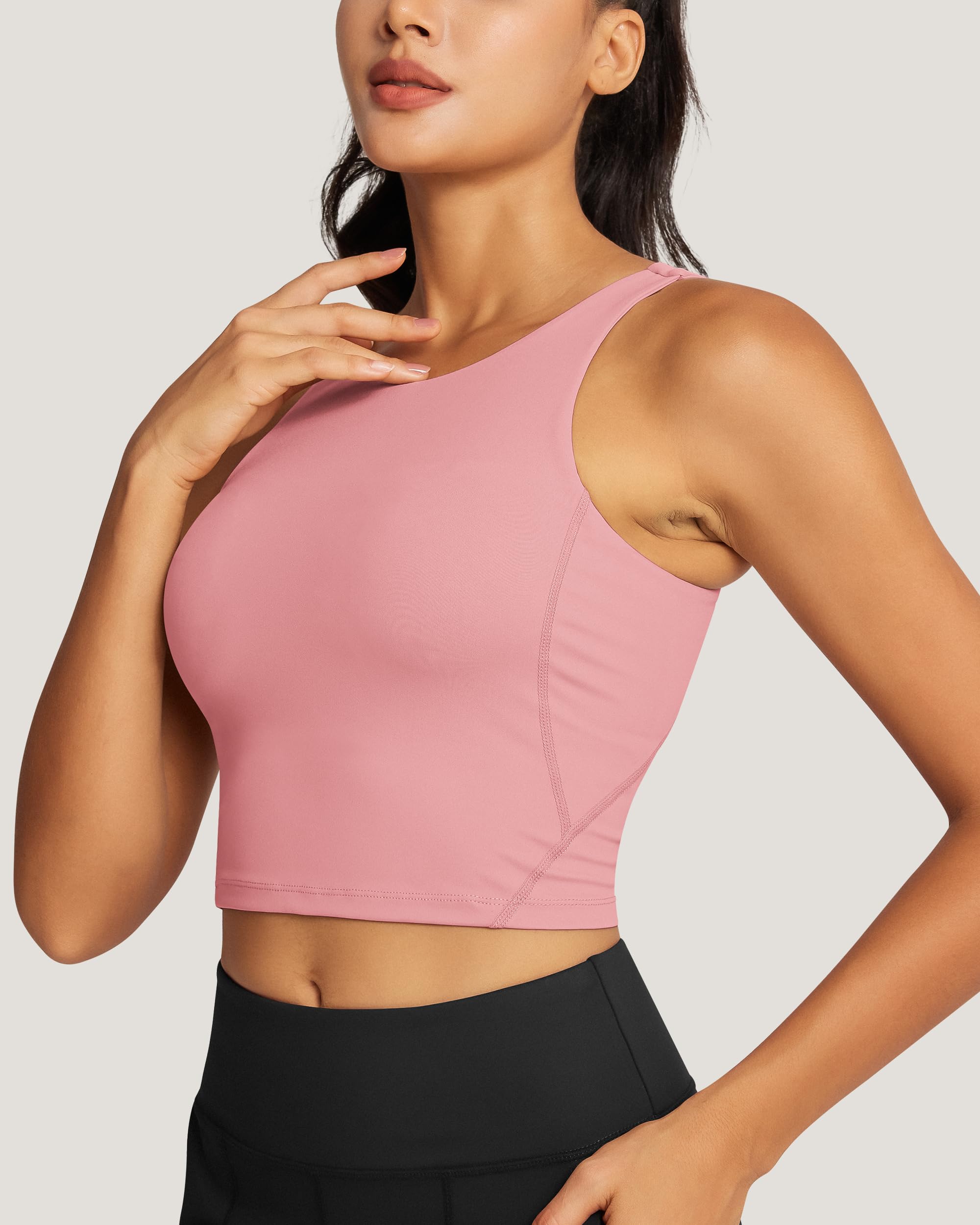 High Neck Sports Bras 220308