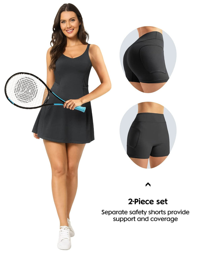 Tennis Dresses with 4 Pocket 220111