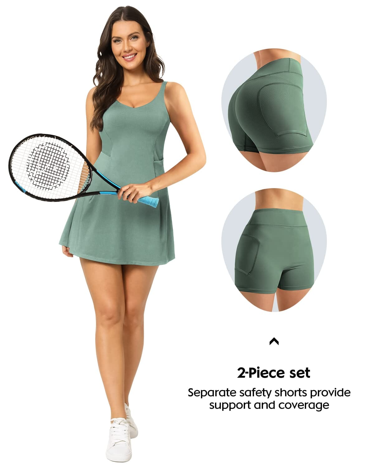 Tennis Dresses with 4 Pocket 220111