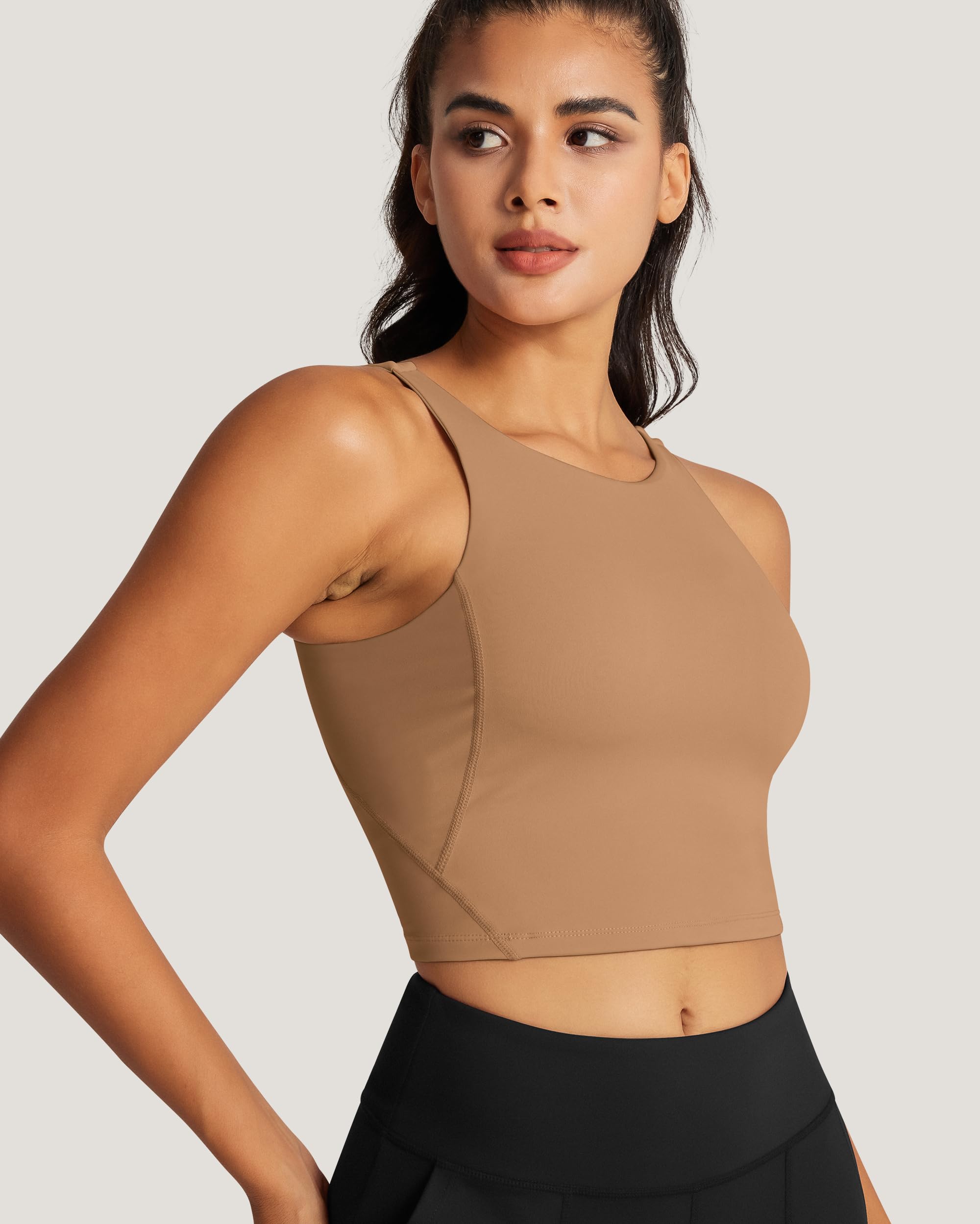 High Neck Sports Bras 220308