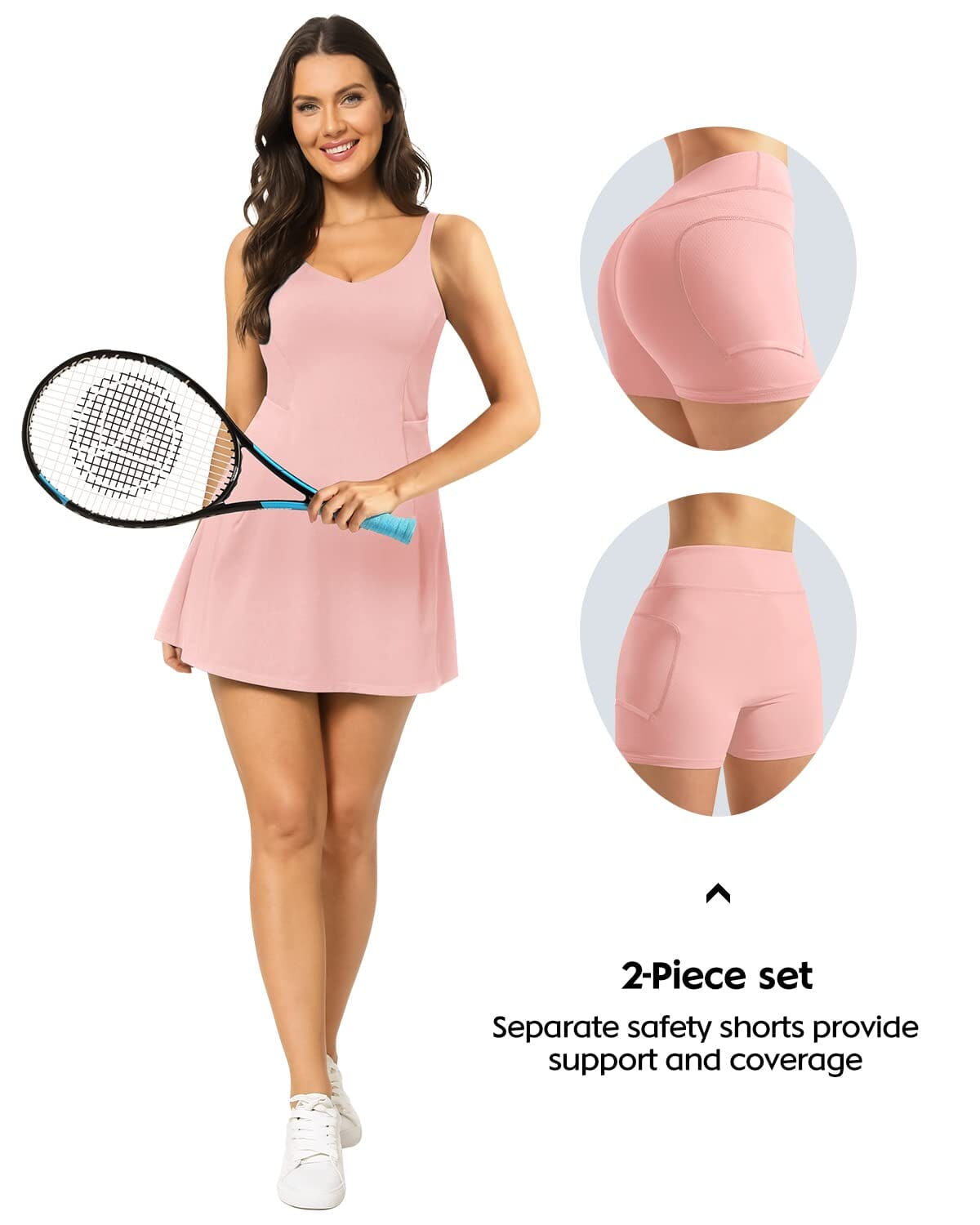 Tennis Dresses with 4 Pocket 220111