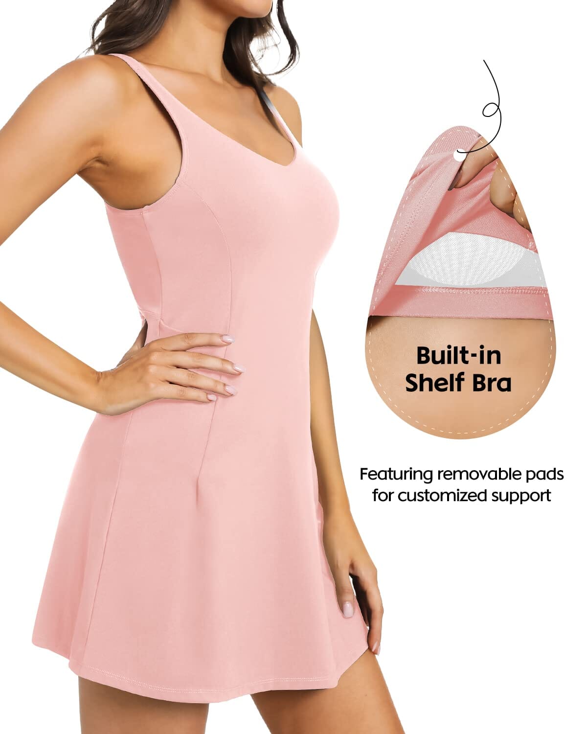 Tennis Dresses with 4 Pocket 220111