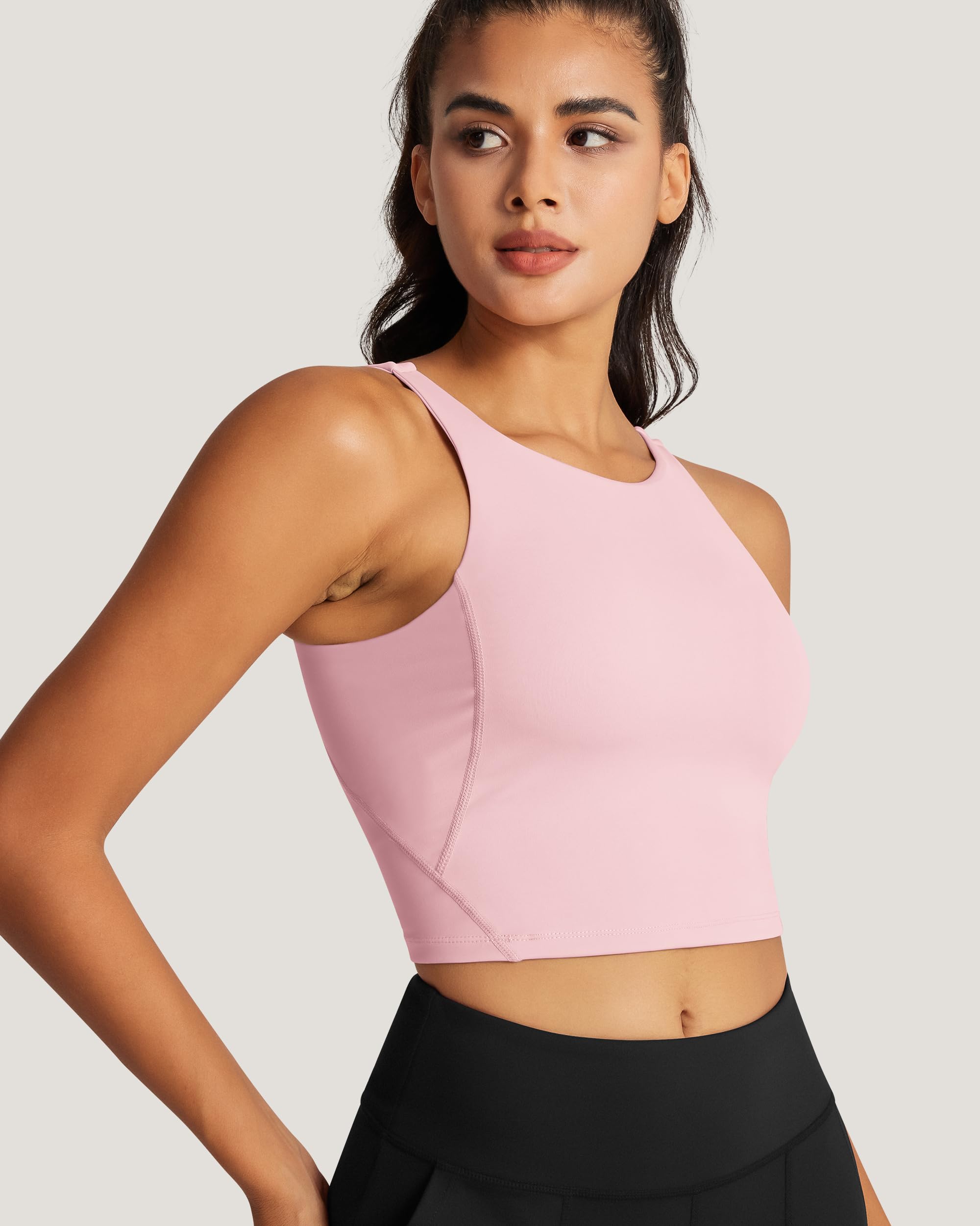High Neck Sports Bras 220308