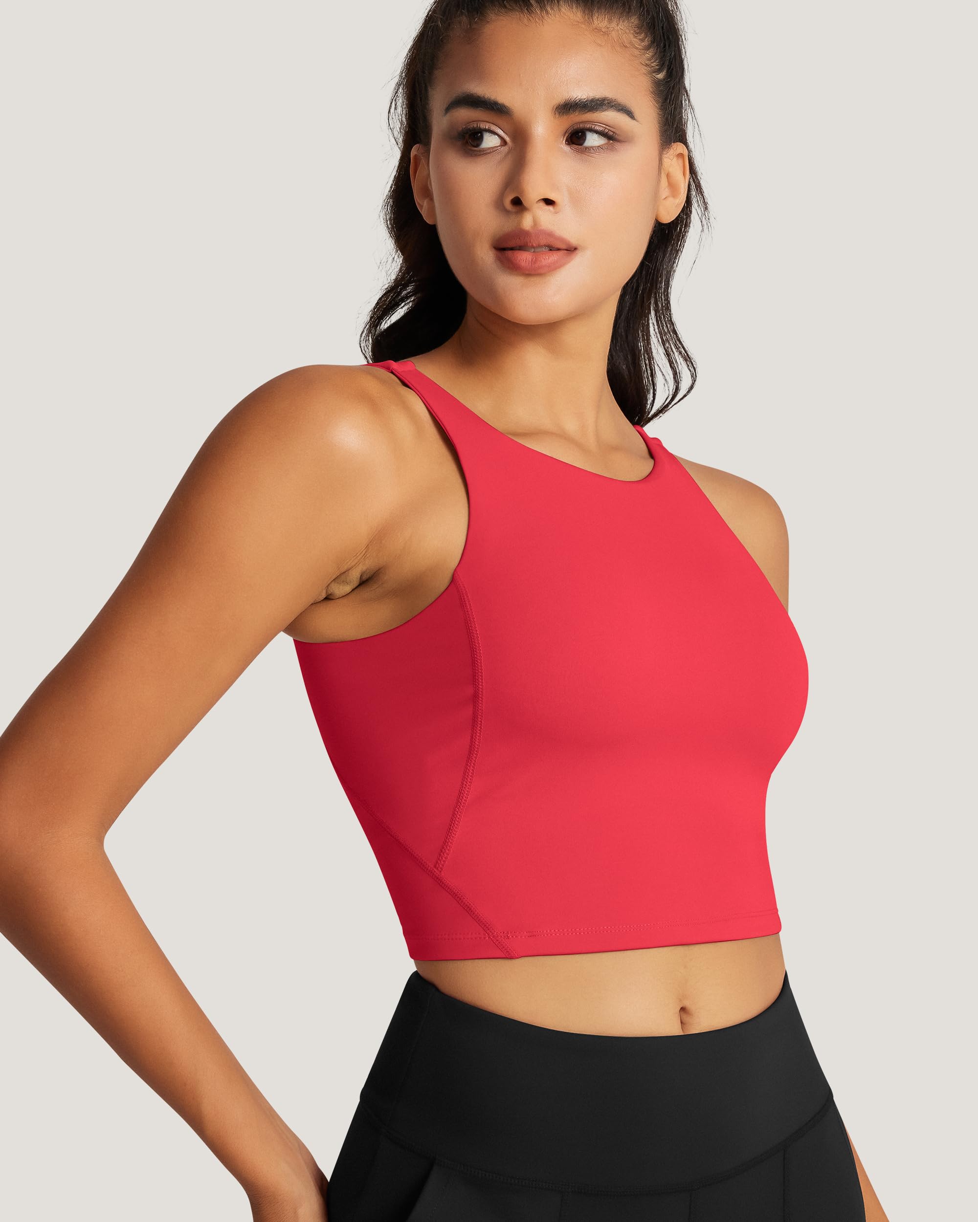 High Neck Sports Bras 220308