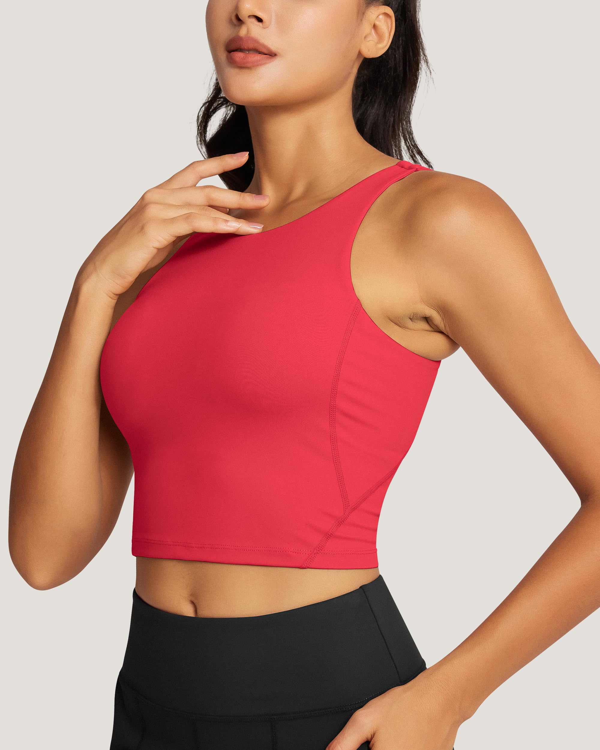 High Neck Sports Bras 220308