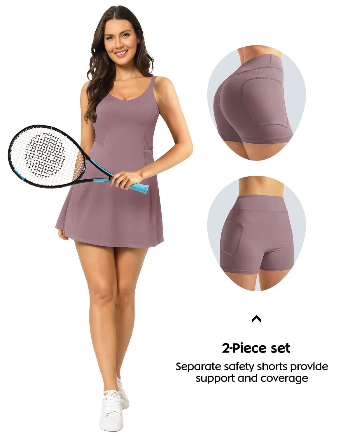 Tennis Dresses with 4 Pocket 220111