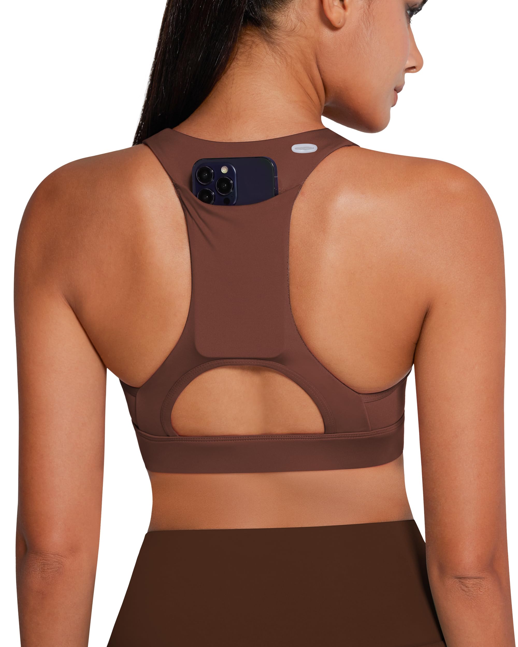 Bra 70927 Sports Bra With Phone Pocket Phone Back Pockets Sport