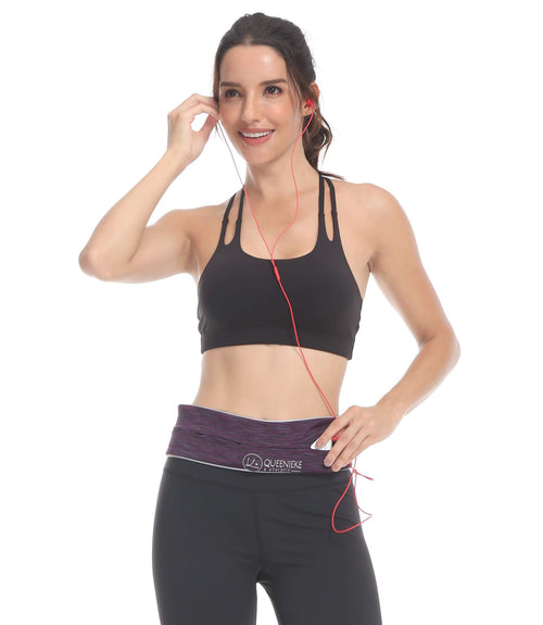 QUEENIEKE - Womens Light Support Yoga padded Double T Back Sports Bra