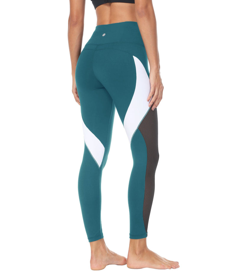 Blocking Mesh Color Leggings