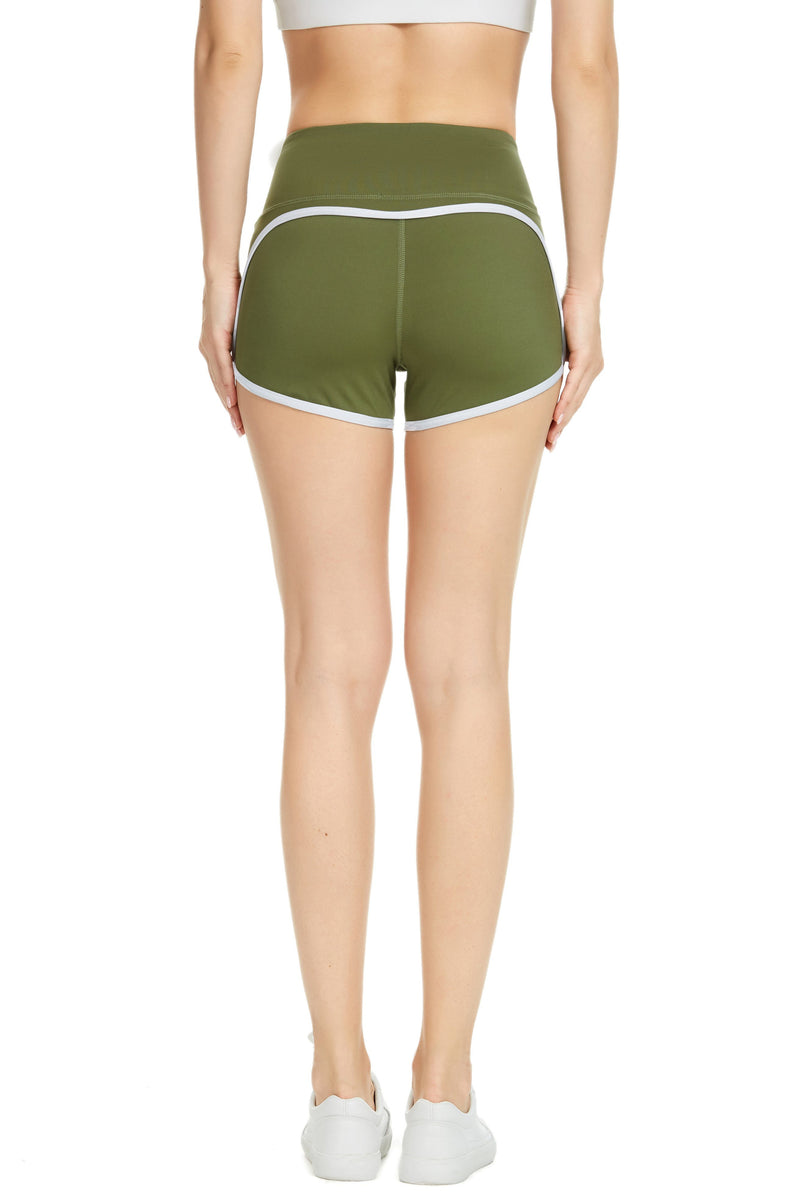 Mid-Waist Tummy Control Train Shorts