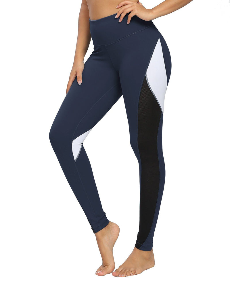 Blocking Mesh Color Leggings