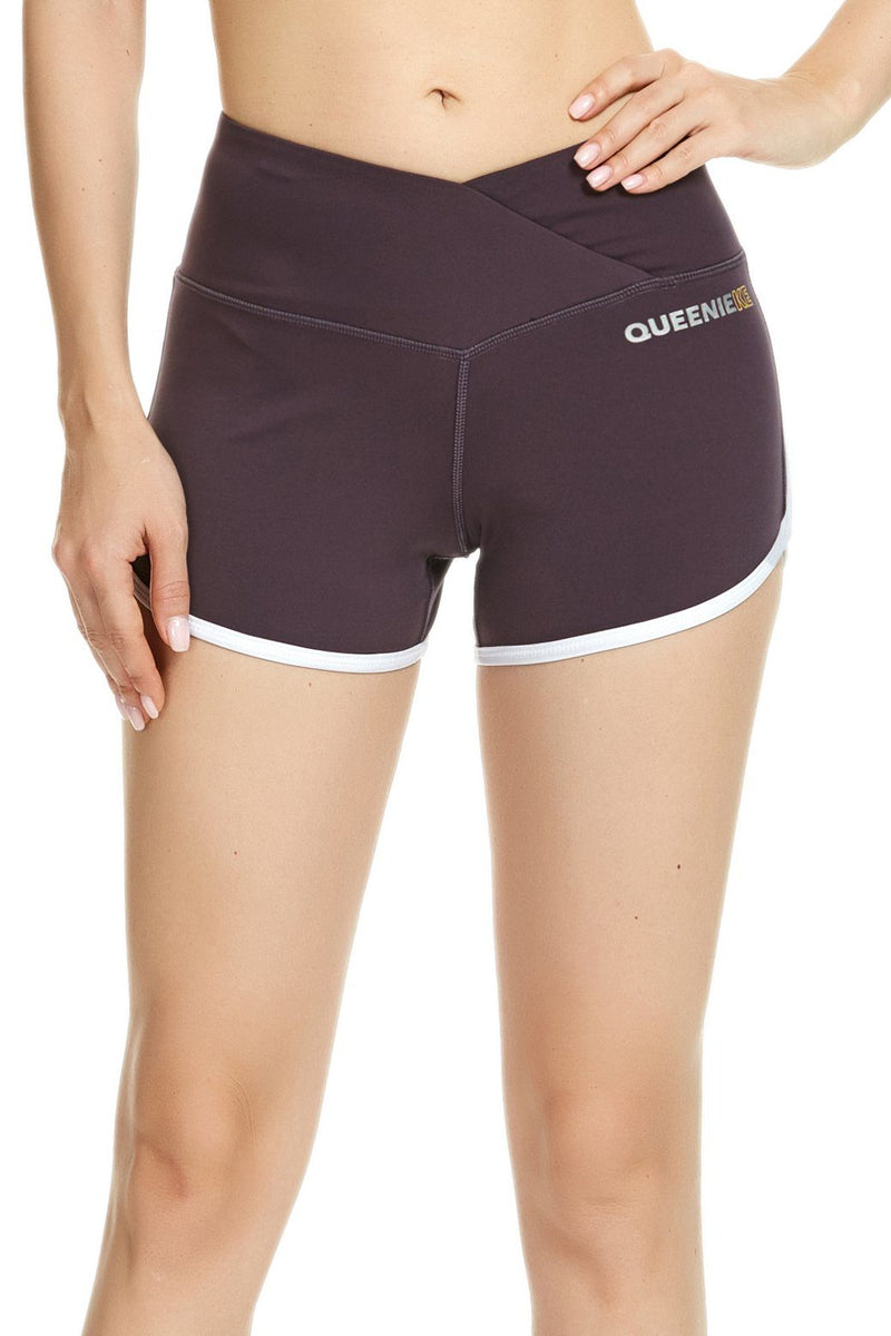 Mid-Waist Tummy Control Train Shorts