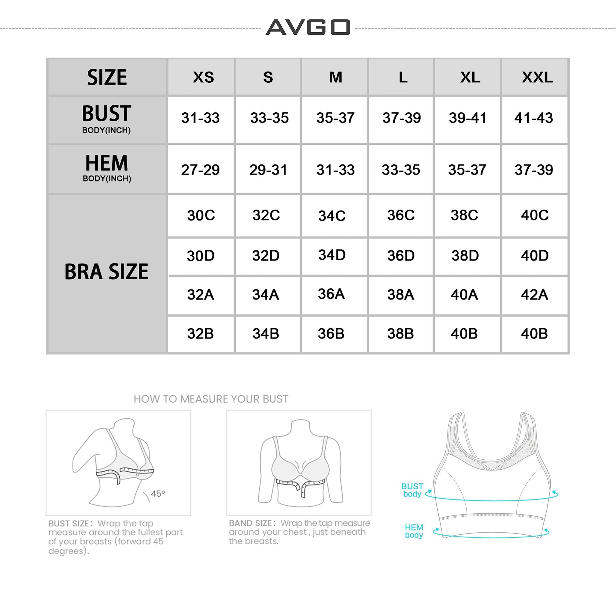 Padded Camisole Back Close Sport Bra