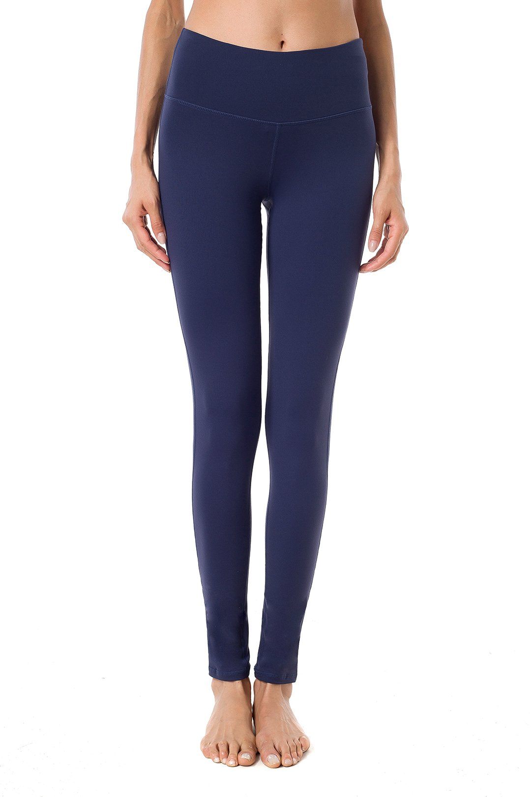 Queenie Ke Women Power Flex Yoga Pants Workout Running Leggings No See-Through - Queenie Ke