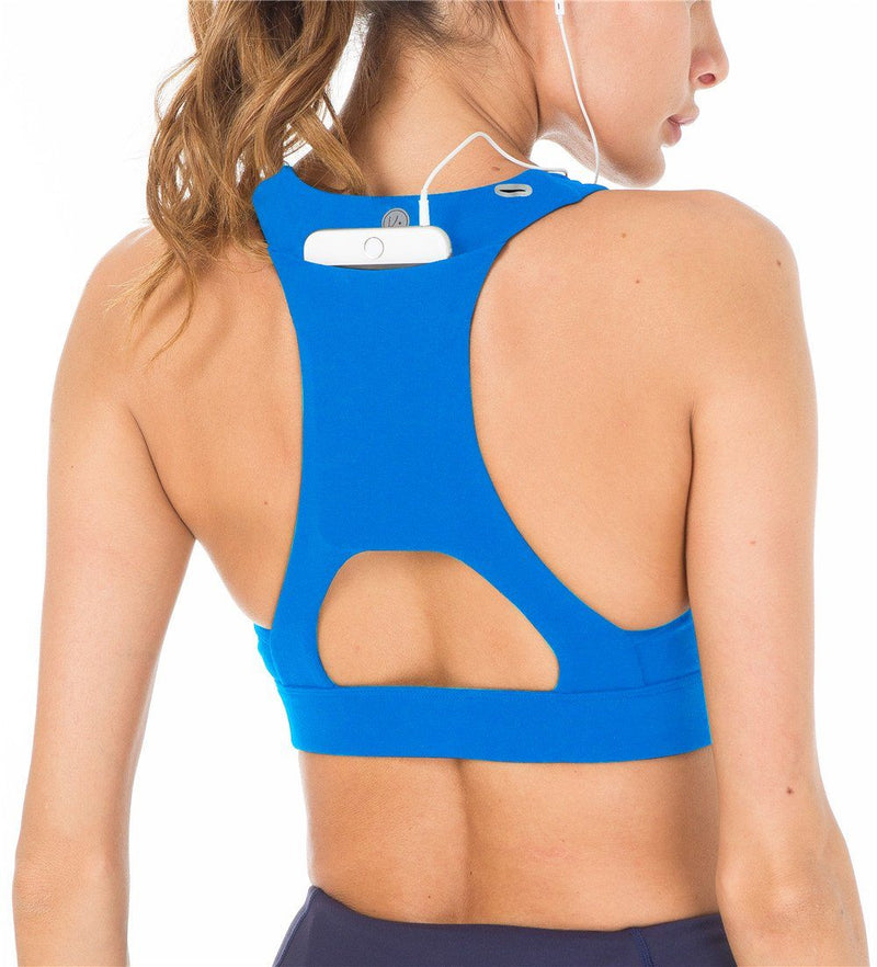 Woman's Best Power Seamless Sports Bra Royal Blue Medium NWT Strappy - $17  (57% Off Retail) New With Tags - From Annette