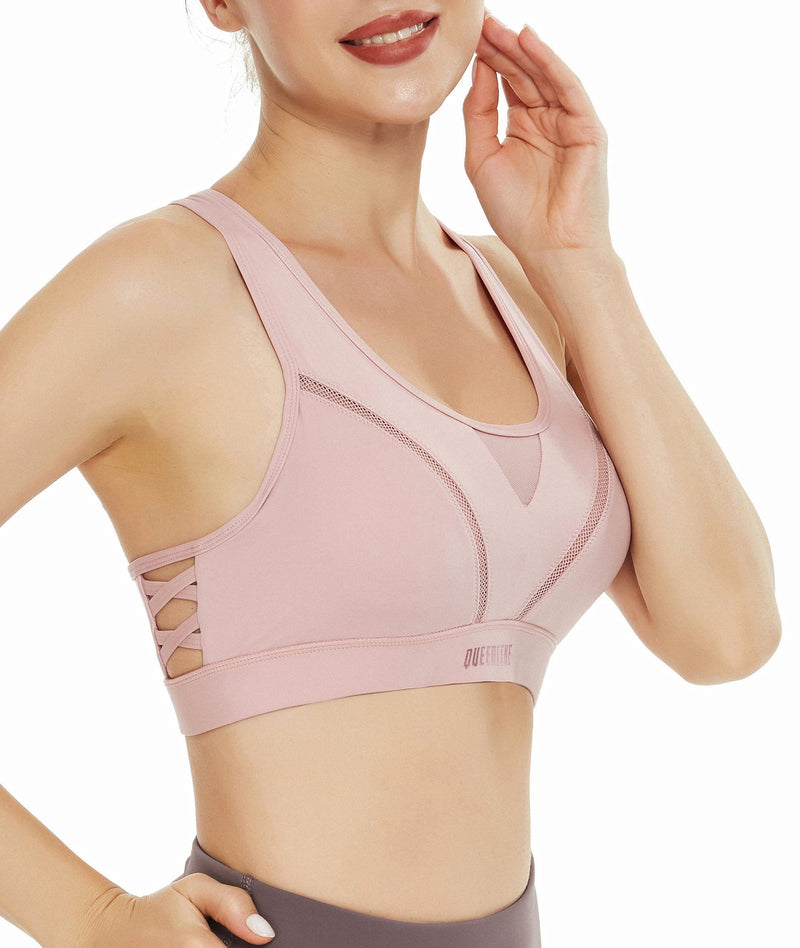High Impact Hook-and-Eye Closure Sports Bra
