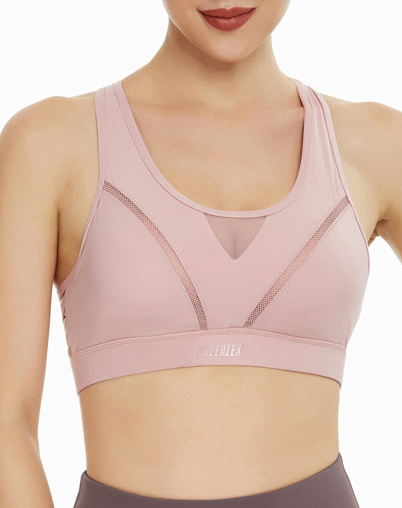 High Impact Hook-and-Eye Closure Sports Bra – QUEENIEKE