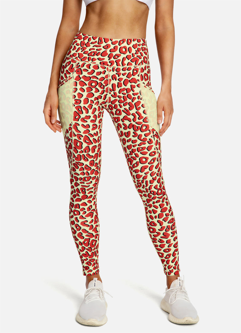 Red Leopard Print