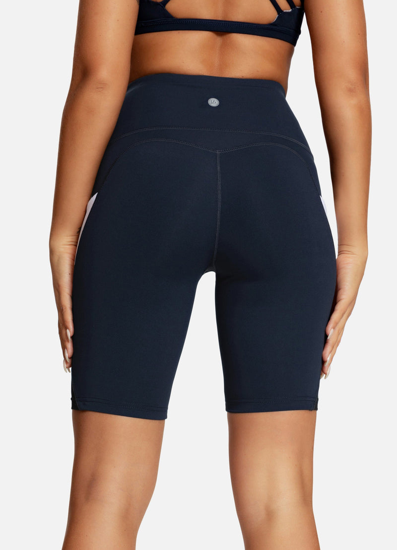 Color-Blocking Yoga Shorts