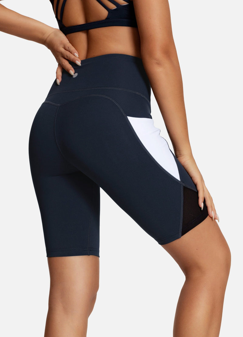 Color-Blocking Yoga Shorts