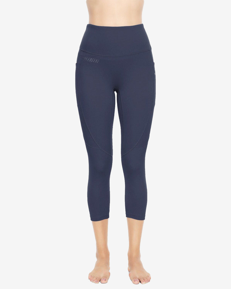 Capris with Side Pocket Fitness Leggings 19204