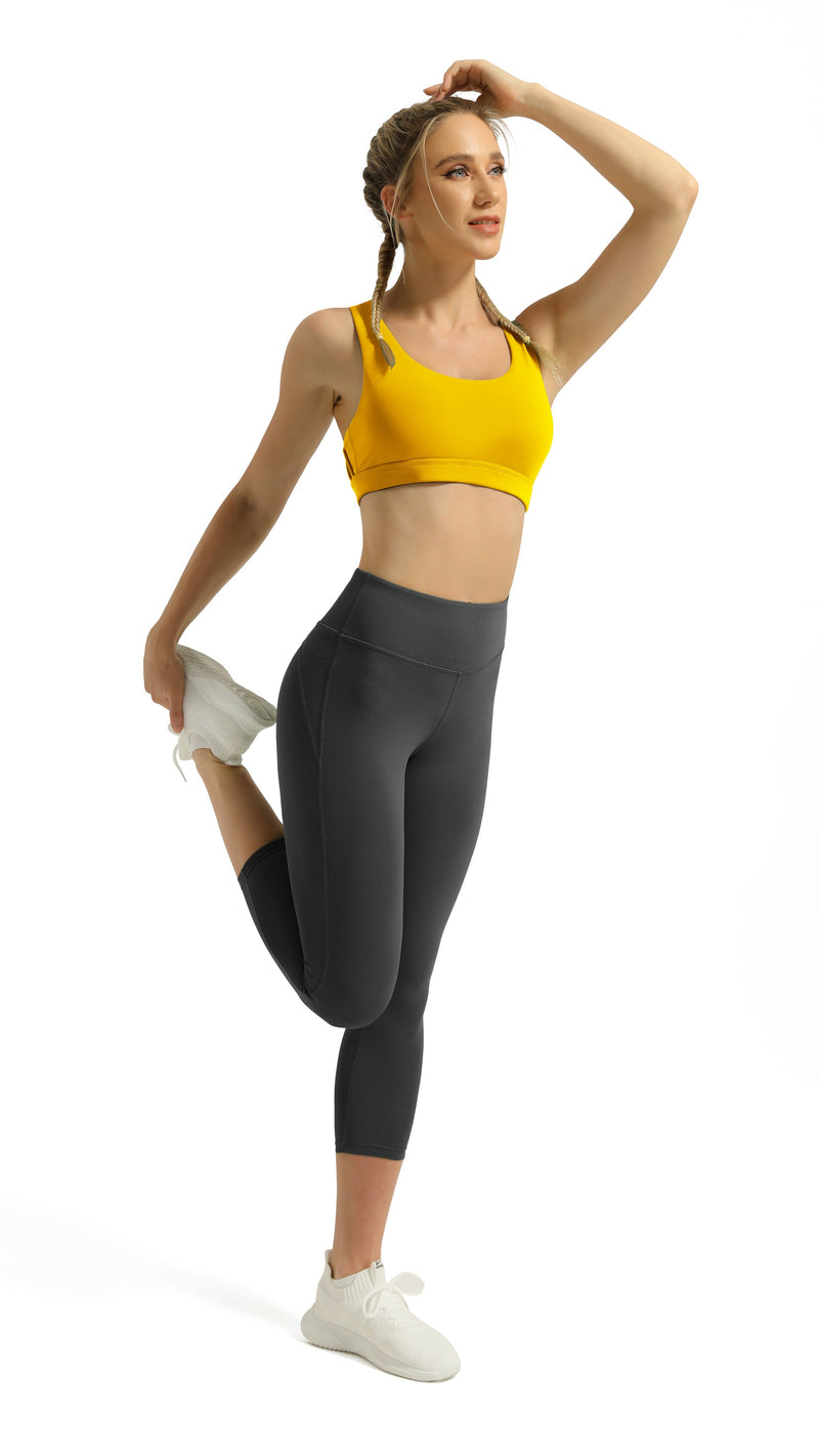 Tie-dye Support Cross Strappy Sport Bra
