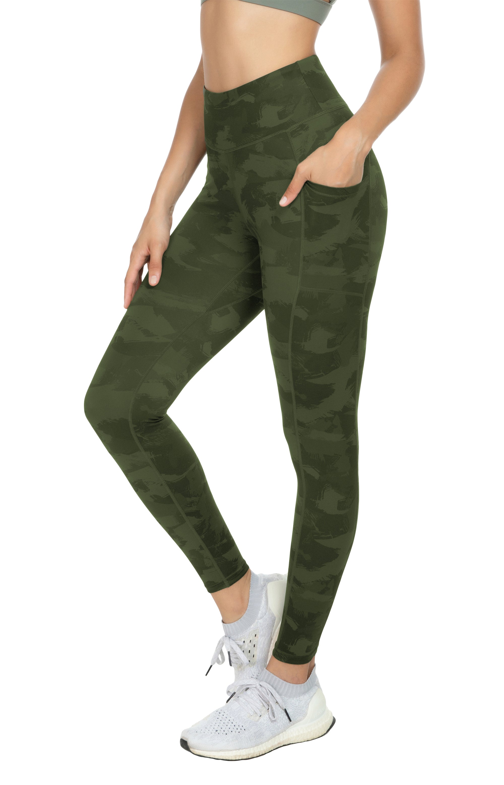 Inch Waist Elastic Tummy Control Legging