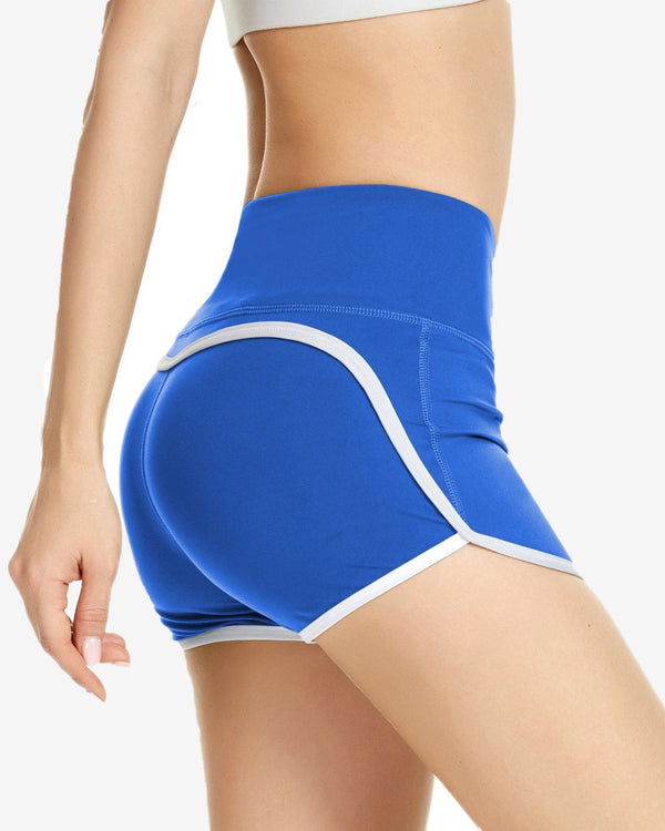 Mid-Waist Tummy Control Train Shorts