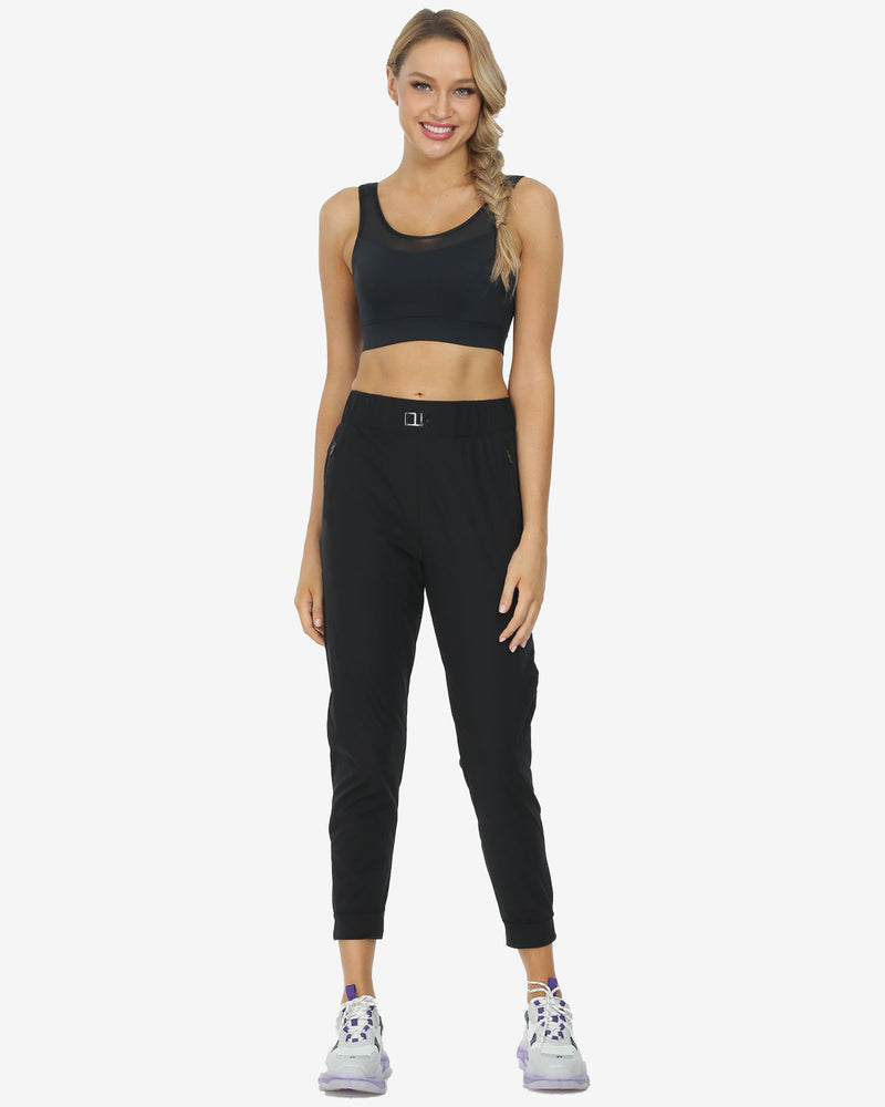 Padded Camisole Back Close Sport Bra