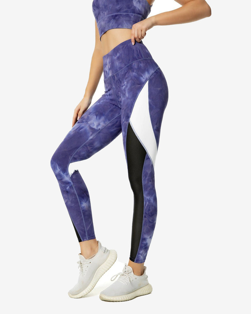 Queenie Ke - Queenie Ke Women 23 Yoga Pants Color Blocking Mesh