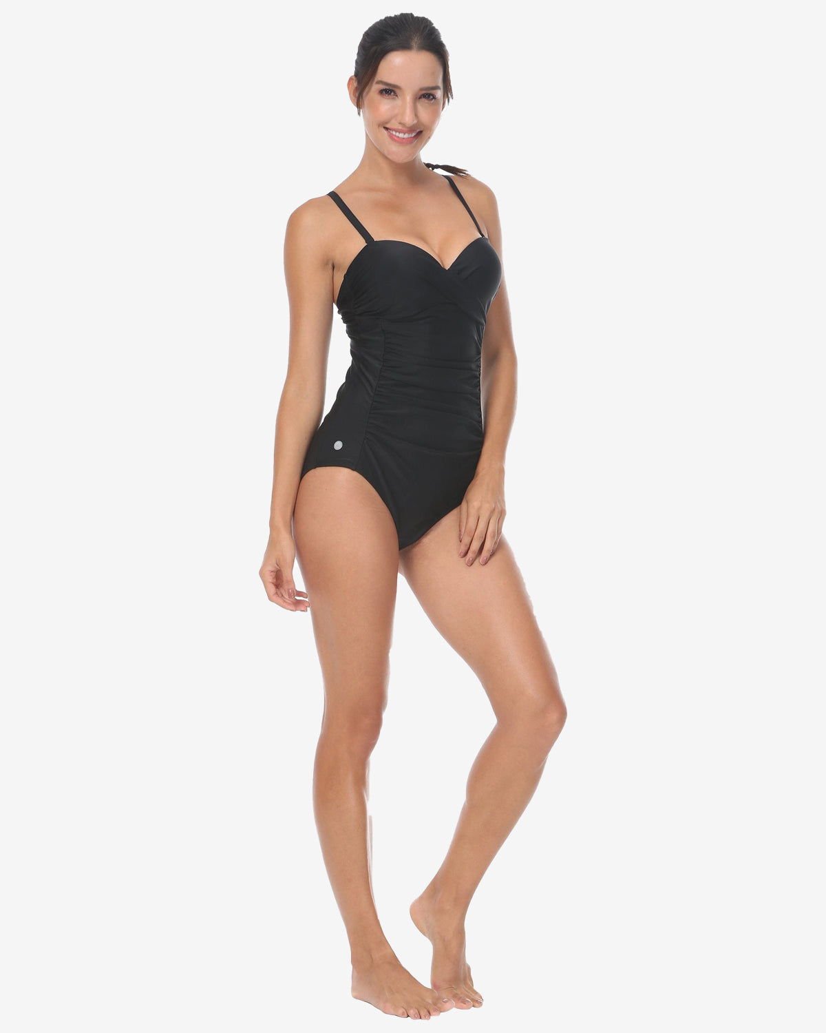 Shirred Tummy Control Swimwear