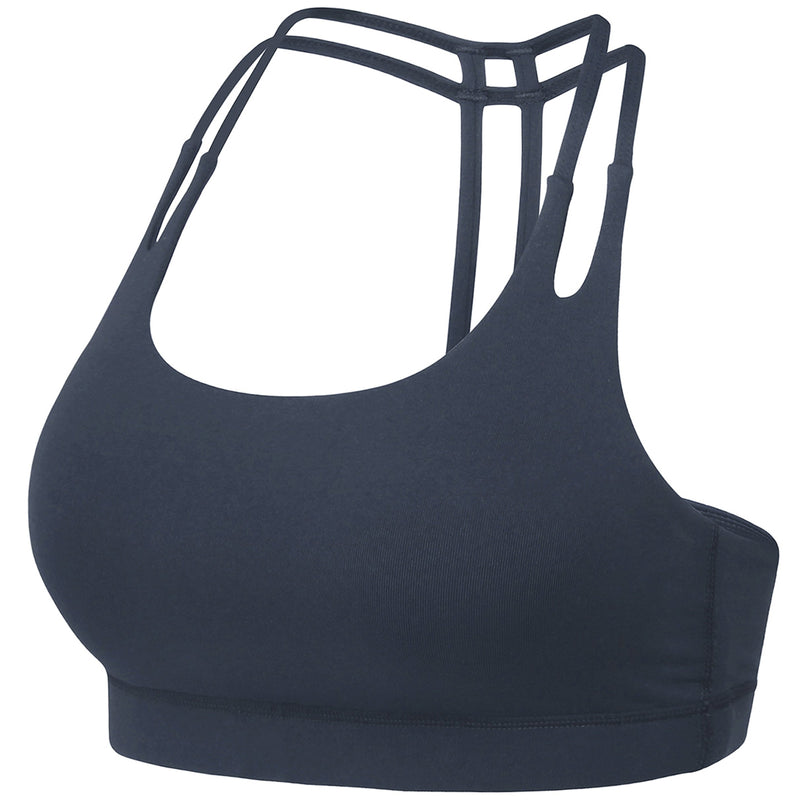 Light Support Double-T Back Wirefree Pad Sports Bra