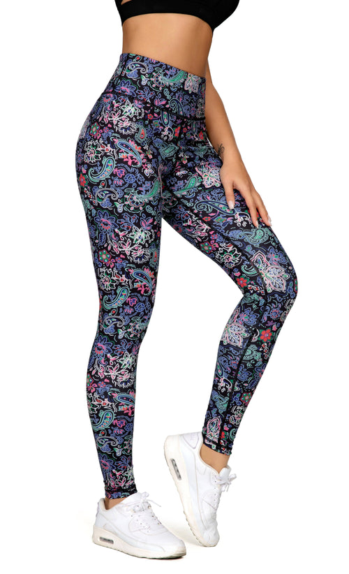 Tummy Control Peach Hip Leggings QUEENIEKE