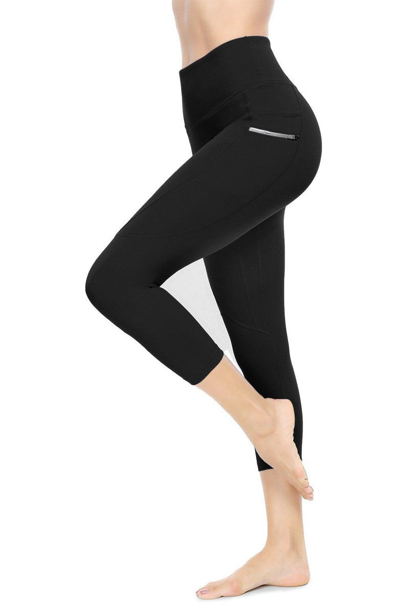 Capris with Side Pocket Fitness Leggings 19204