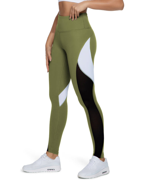 Queenie Ke - Queenie Ke Women 23 Yoga Pants Color Blocking Mesh