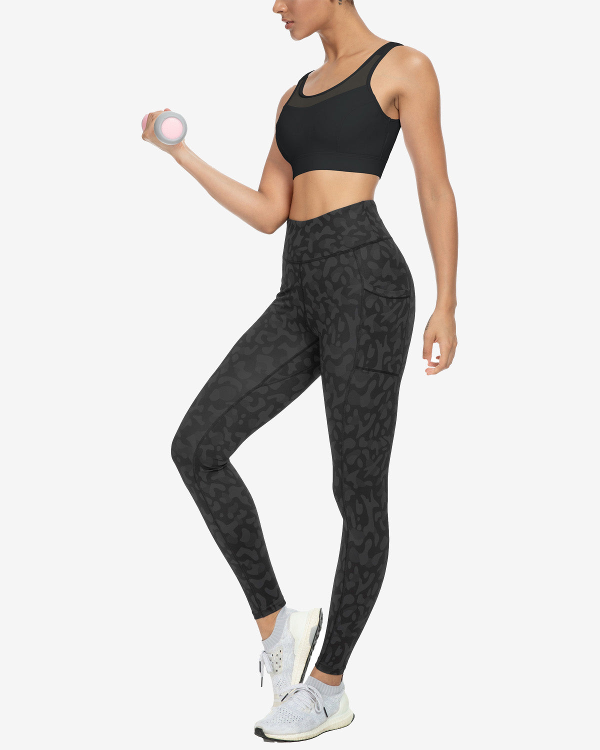Inch Waist Elastic Tummy Control Legging