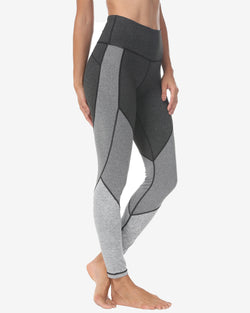 Color Blocking Mid-Waist Tights Leggings