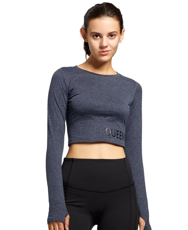 Crop Top Long Sleeve Yoga T-Shirts