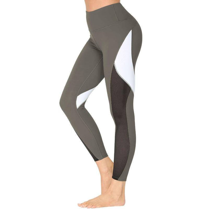 Blocking Mesh Color Leggings